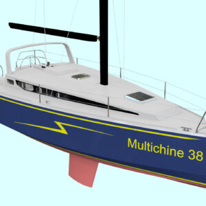 Aluminium fast cruising yacht