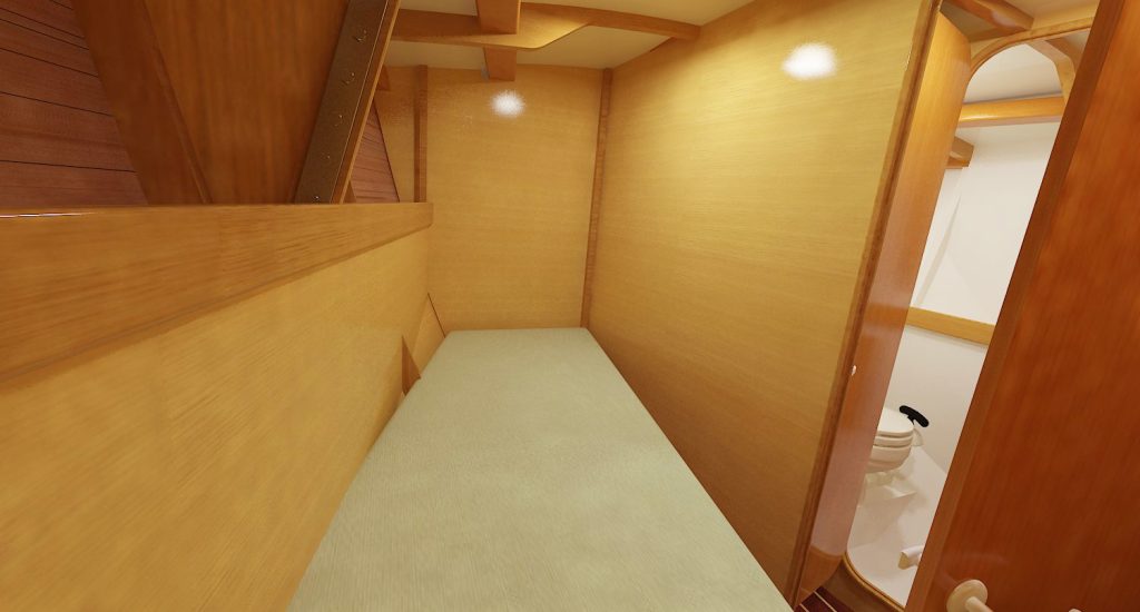 Cabo Horn 40 single berth cabin