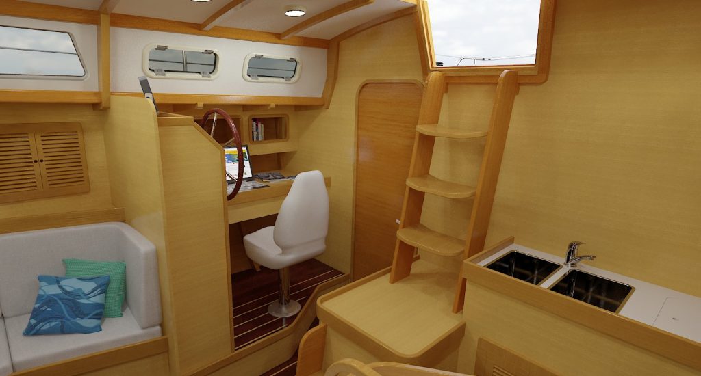 boat plans cabo horn 40