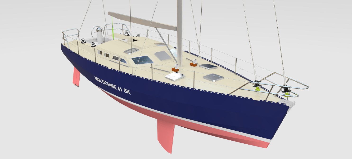 Boat Plans - Multichine 41 SK