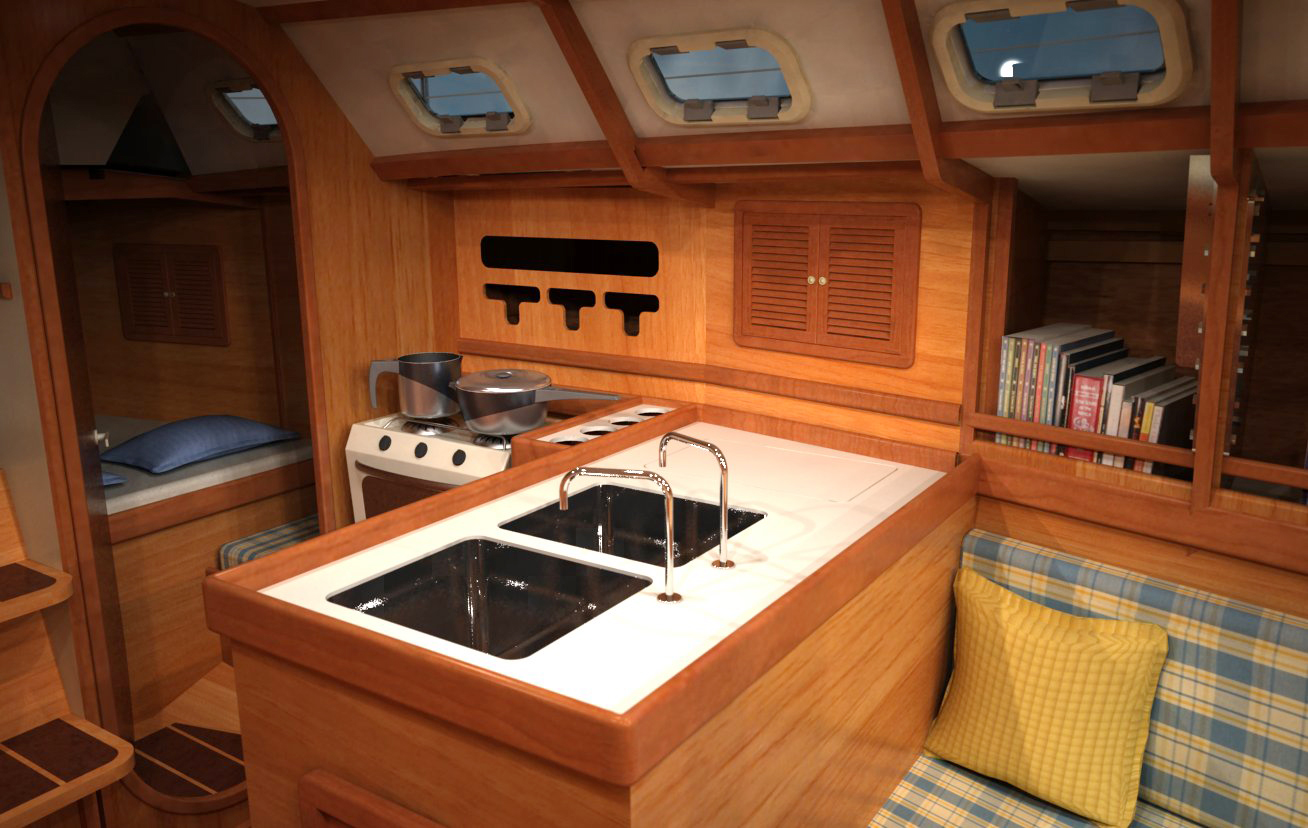 build a comfortable and stable sailboat