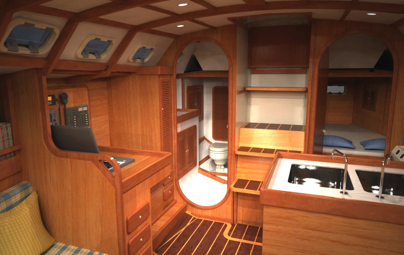 build a comfortable and stable sailboat