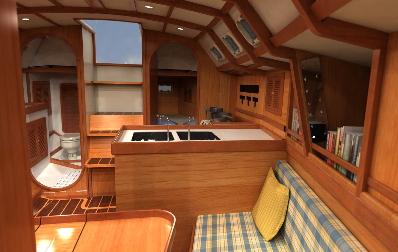 build a comfortable and stable sailboat