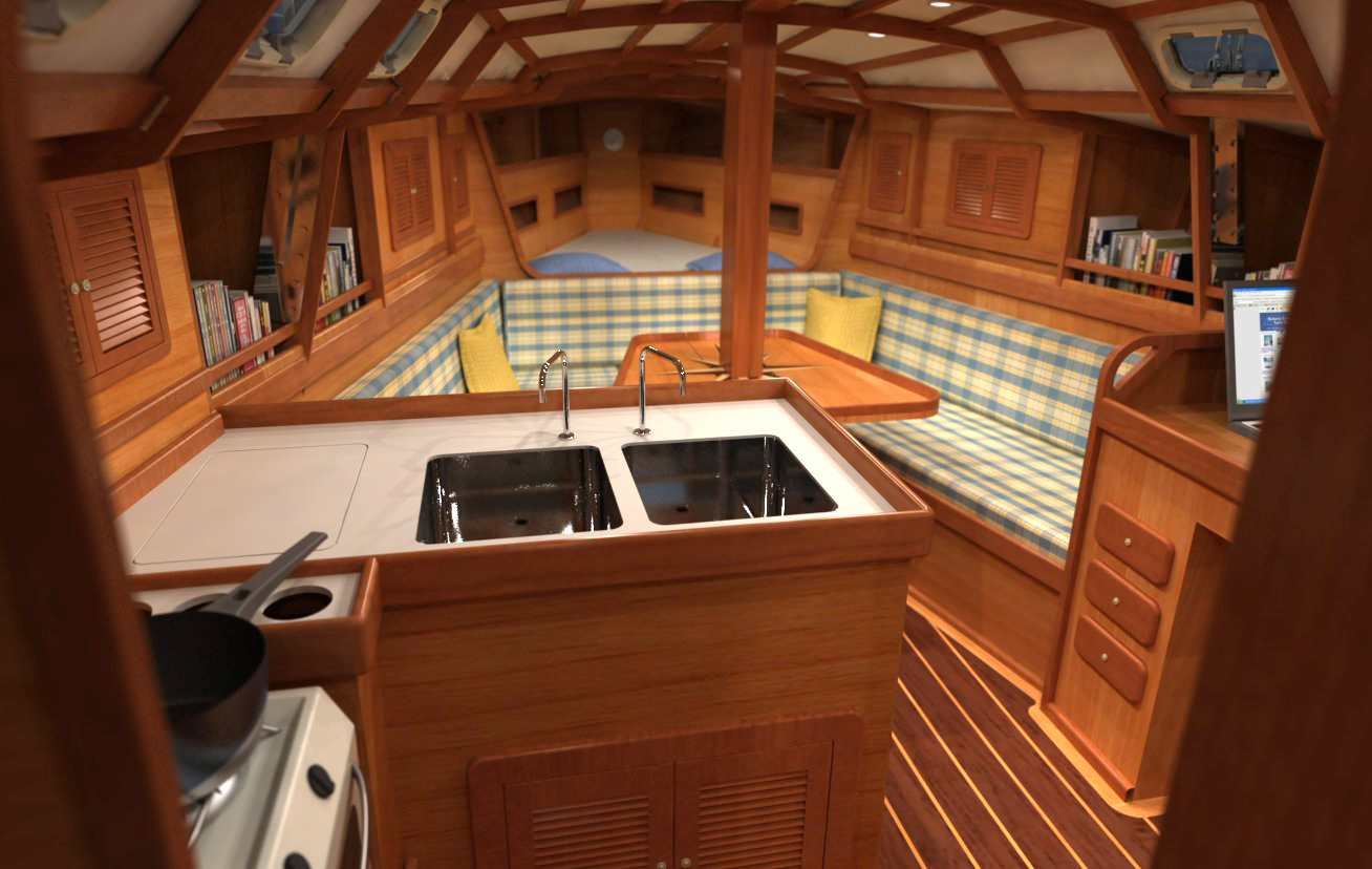 build a comfortable and stable sailboat