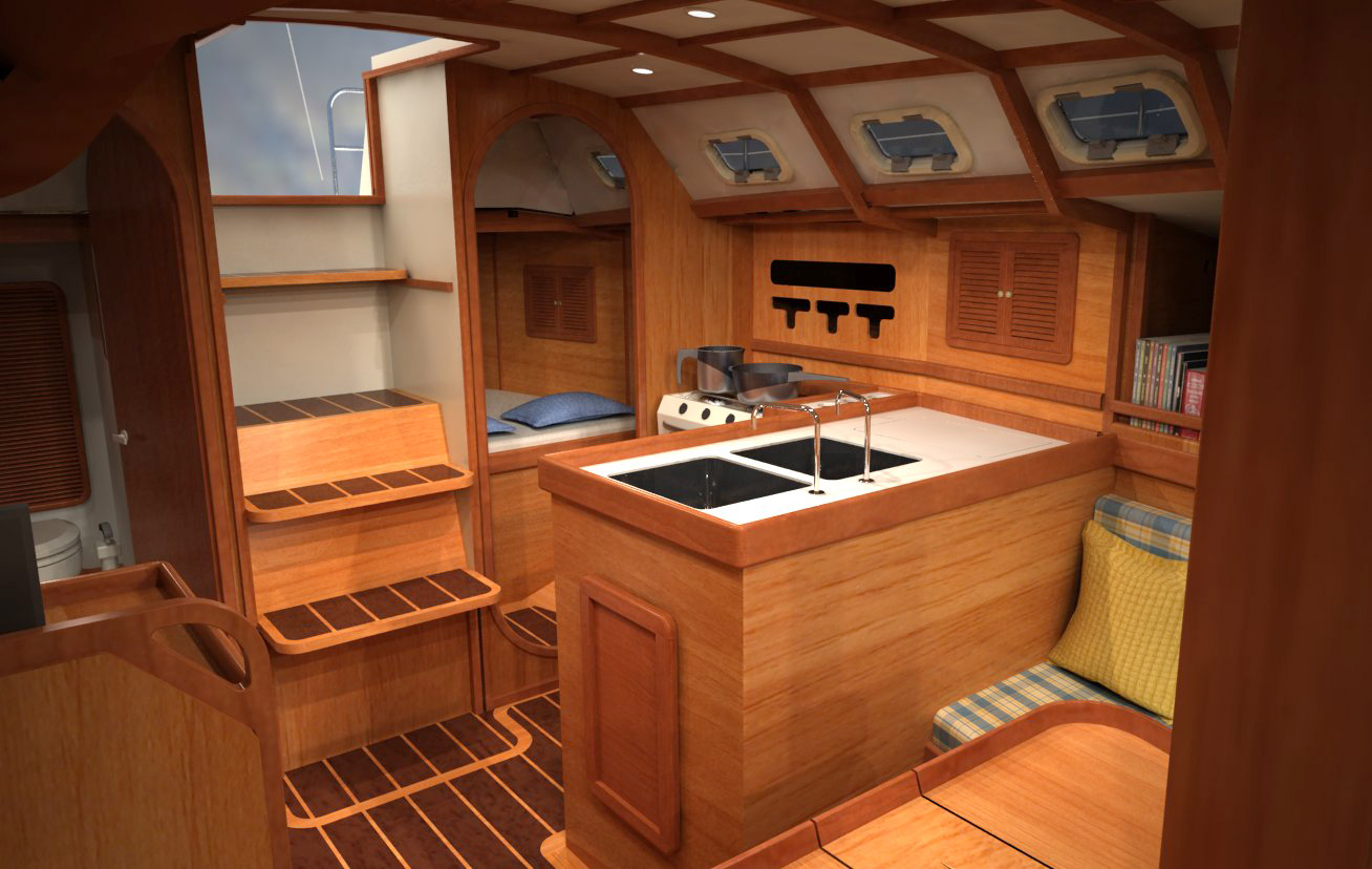build a comfortable and stable sailboat