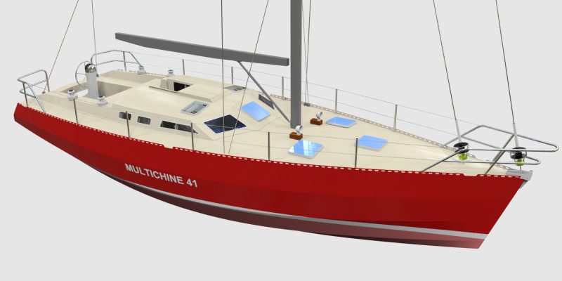 Multichine 41 - steel or aluminium boat