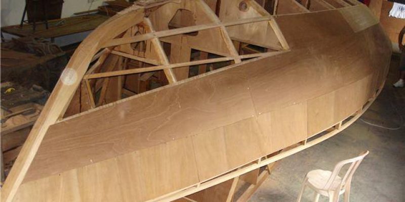 wood boat building